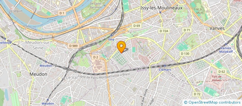 localisation de l'entreprise SCI GUYNEMER à ISSY-LES-MOULINEAUX