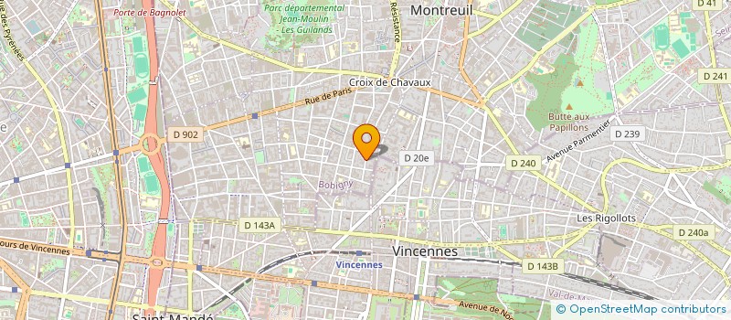 localisation de l'entreprise SCI GUYNEMER  ANGLET