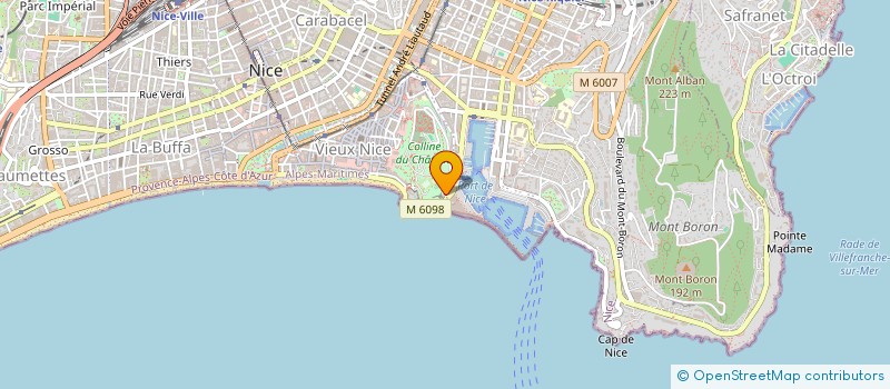 localisation de l'entreprise SCI GUYNEMER à NICE