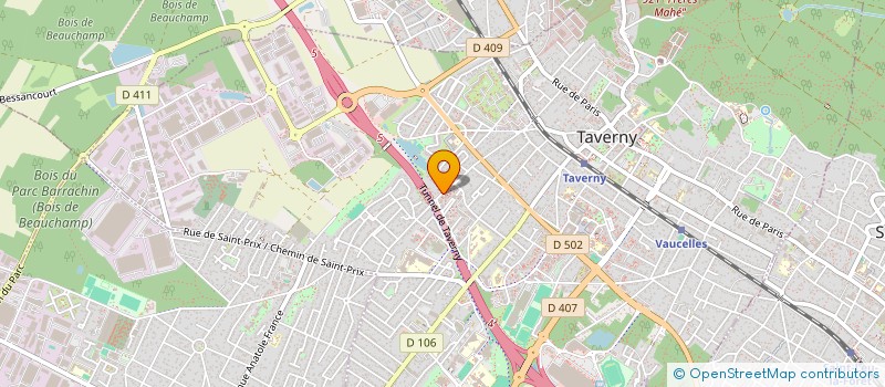 localisation de l'entreprise SCI GUYNEMER SANTE  TAVERNY