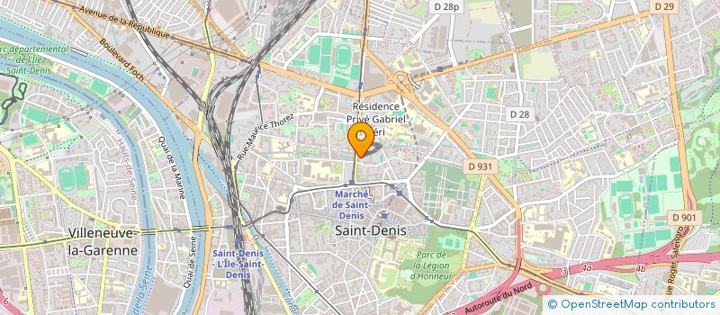 localisation de l'entreprise SCI GUYOMARD INVESTISSEMENT à SAINT-DENIS