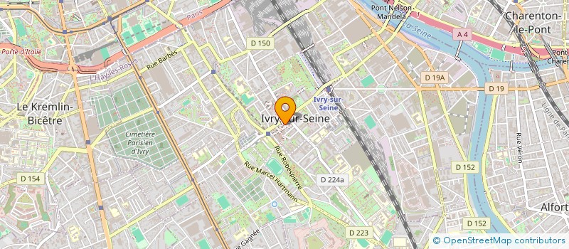 localisation de l'entreprise SCI GUYOMARD PEUTAT à IVRY-SUR-SEINE