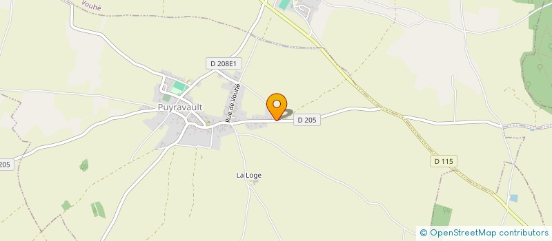 localisation de l'entreprise SCI GUYOT  PUYRAVAULT