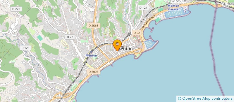 localisation de l'entreprise SCI GUYROLY à MENTON