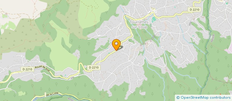 localisation de l'entreprise SCI GUYVADREY  TOURRETTES-SUR-LOUP