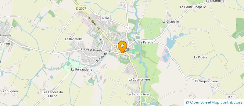 localisation de l'entreprise SCI GUYVON à L' OIE