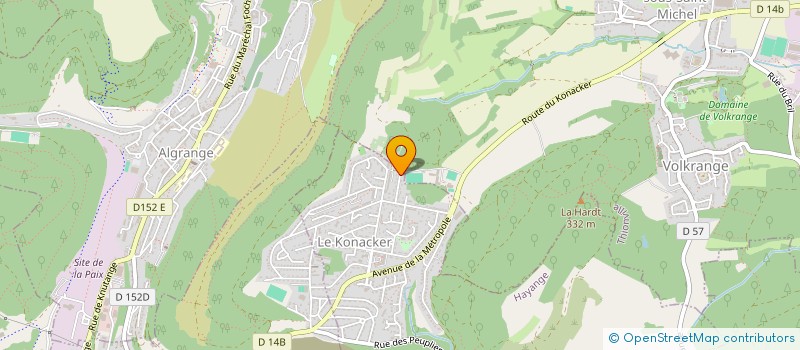 localisation de l'entreprise SCI GUYZAC  HAYANGE