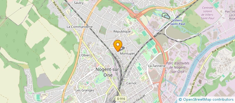 localisation de l'entreprise SCI GUZEL  NOGENT-SUR-OISE