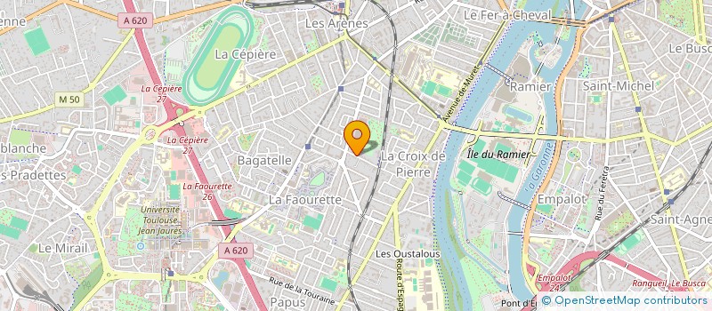 localisation de l'entreprise SCI GUZET 217 à TOULOUSE
