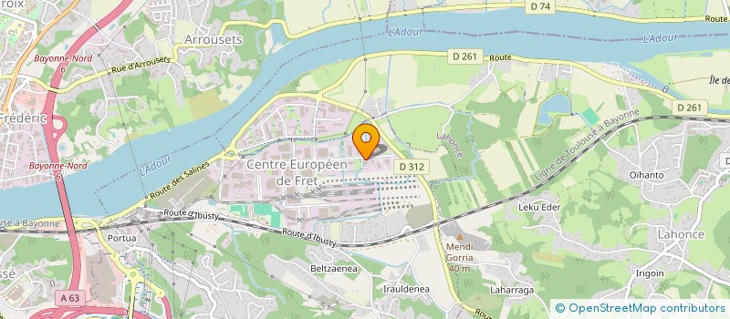 localisation de l'entreprise SCI GUZMAN  MOUGUERRE