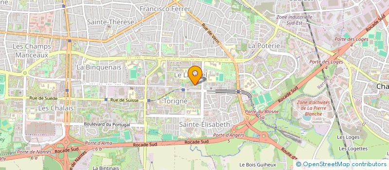 localisation de l'entreprise SCI GV  RENNES