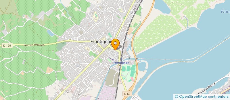 localisation de l'entreprise SCI GV à FRONTIGNAN