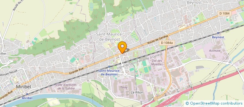 localisation de l'entreprise SCI GV SEYSSEL  SAINT-MAURICE-DE-BEYNOST