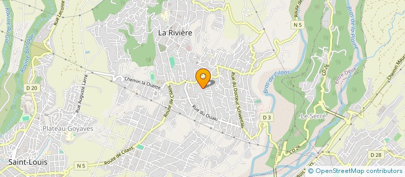 localisation de l'entreprise SCI GVA à SAINT-LOUIS