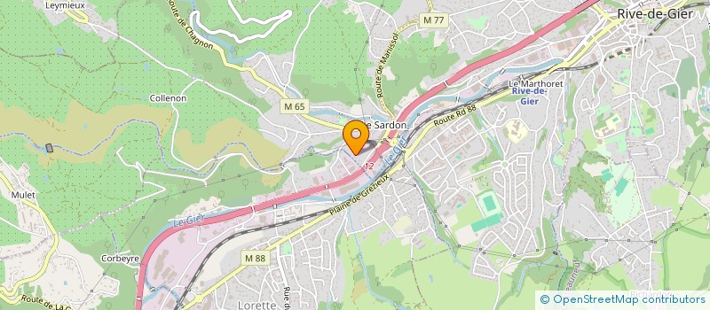 localisation de l'entreprise SCI GVB IMMO  GENILAC