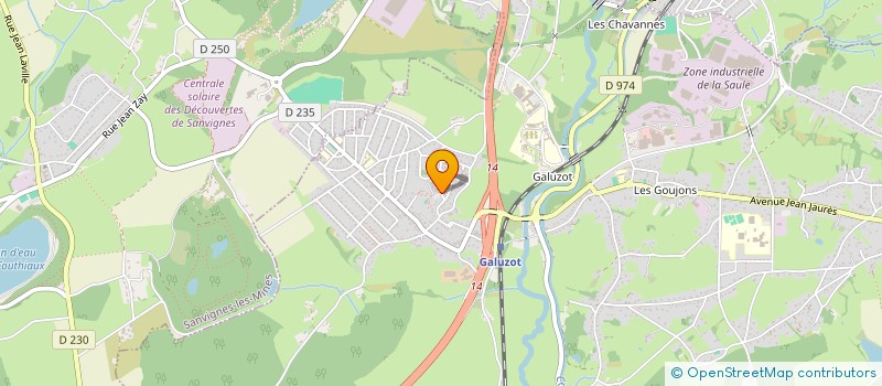 localisation de l'entreprise SCI GVD  SAINT-VALLIER