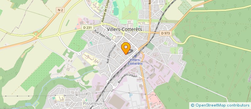 localisation de l'entreprise SCI GVG 37 à VILLERS-COTTERETS