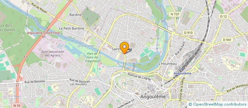 localisation de l'entreprise SCI GVIMMO à ANGOULEME