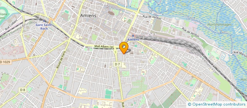 localisation de l'entreprise SCI GVM 80 à AMIENS