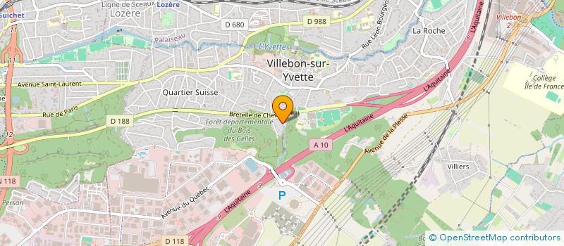 localisation de l'entreprise SCI GVNDUZ DES GATINES à VILLEBON-SUR-YVETTE