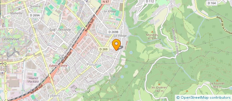 localisation de l'entreprise SCI GVP DIASPARRA  SAINT-MARTIN-D'HERES