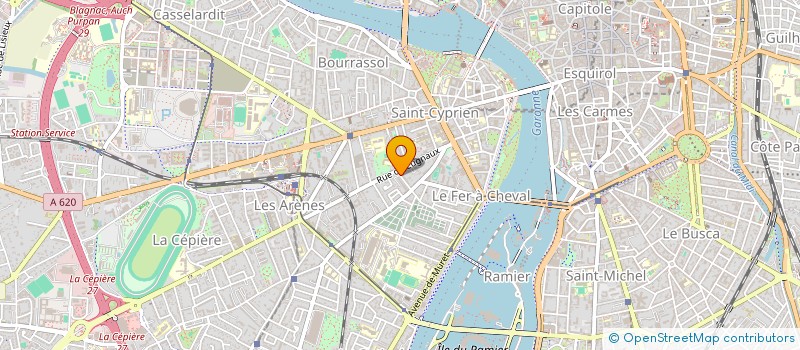 localisation de l'entreprise SCI GVS à TOULOUSE