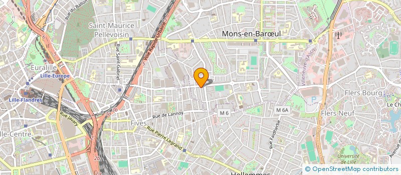 localisation de l'entreprise SCI GW 23  MONS-EN-BARUL