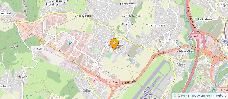 localisation de l'entreprise SCI GWADA 2007  EPAGNY METZ-TESSY