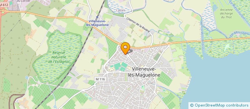 localisation de l'entreprise SCI GWADA 34  VILLENEUVE-LES-MAGUELONE