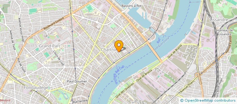 localisation de l'entreprise SCI GWADA VILLA  BORDEAUX