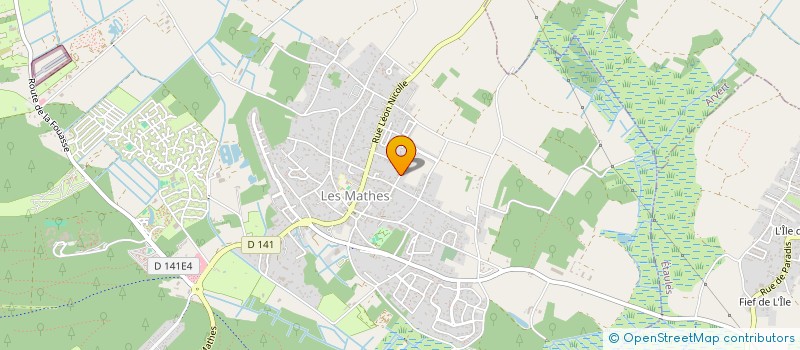 localisation de l'entreprise SCI GWADAS  SAINTES