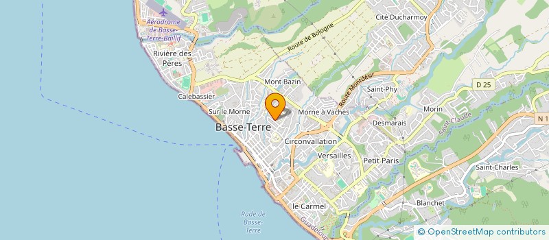 localisation de l'entreprise SCI GWADOM à BASSE-TERRE