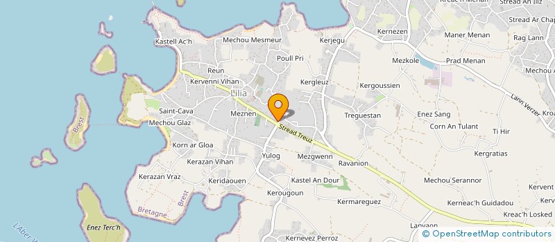 localisation de l'entreprise SCI GWALARN  PLOUGUERNEAU