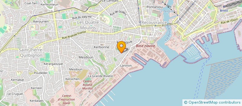 localisation de l'entreprise SCI GWALE  BREST