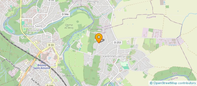 localisation de l'entreprise SCI GWEIZ-PER AN GWERJE  VARENNES-JARCY
