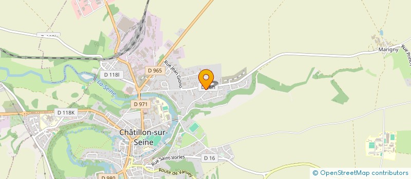 localisation de l'entreprise SCI GWEMINO  CHATILLON-SUR-SEINE