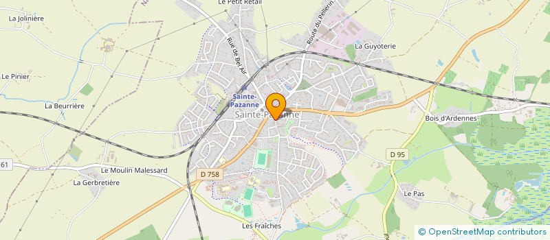 localisation de l'entreprise SCI GWEN à SAINTE-PAZANNE