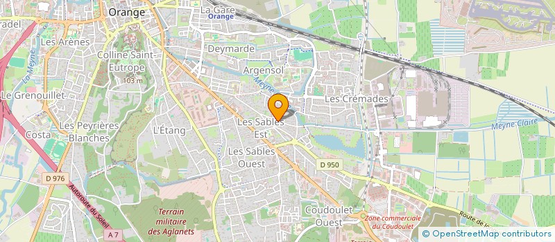 localisation de l'entreprise SCI GWEN  ORANGE