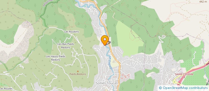 localisation de l'entreprise SCI GWEN à SOLLIES-TOUCAS