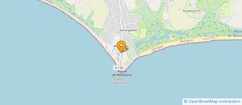 localisation de l'entreprise SCI GWEN ISA  FOUESNANT