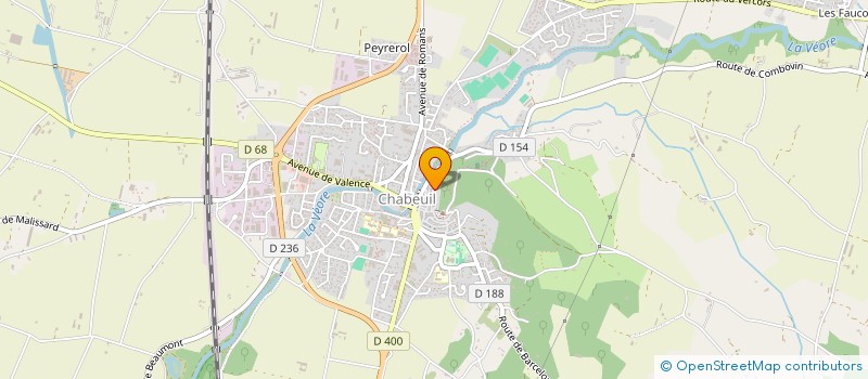 localisation de l'entreprise SCI GWENAEL à CHABEUIL