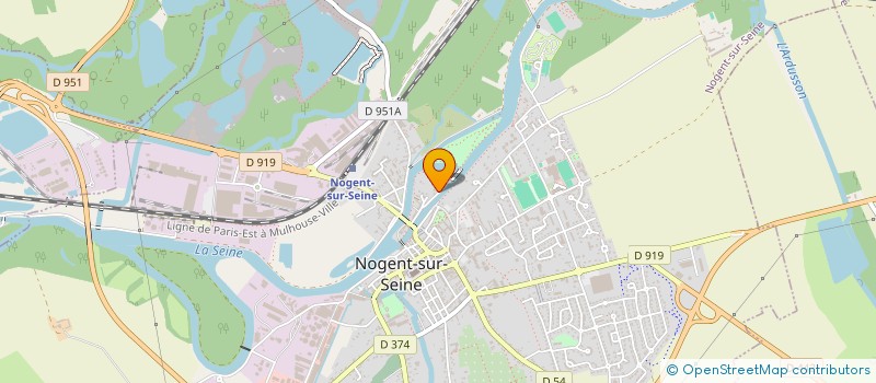 localisation de l'entreprise SCI GWENAEL  NOGENT-SUR-SEINE