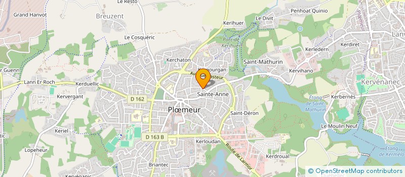 localisation de l'entreprise SCI GWENANN à PLOEMEUR