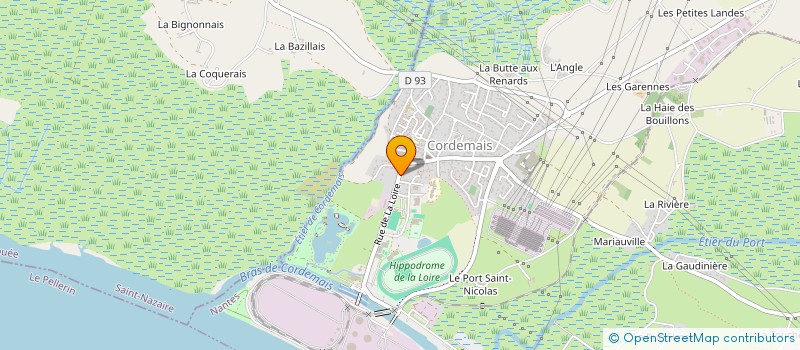 localisation de l'entreprise SCI GWENDI  CORDEMAIS