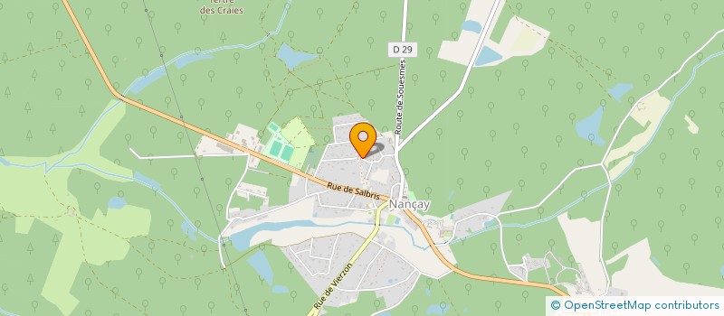 localisation de l'entreprise SCI GWENDY  NANCAY