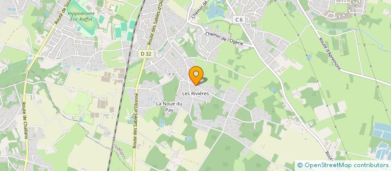 localisation de l'entreprise SCI GWENJO à CHALLANS