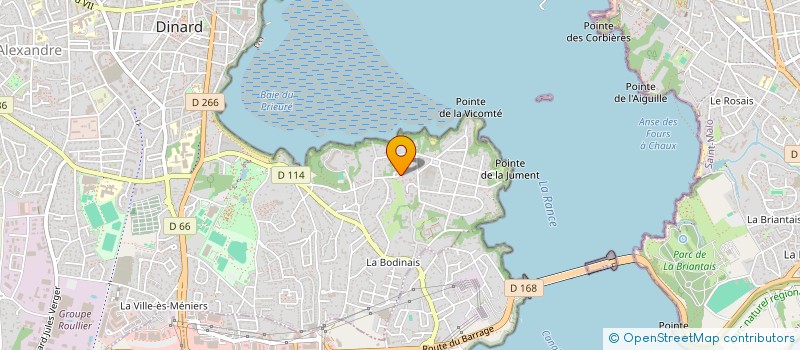 localisation de l'entreprise SCI GWENMATT  DINARD