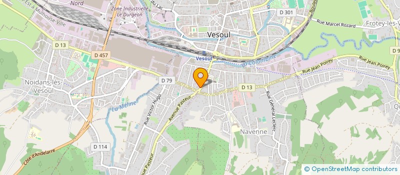 localisation de l'entreprise SCI GWENOD à VESOUL