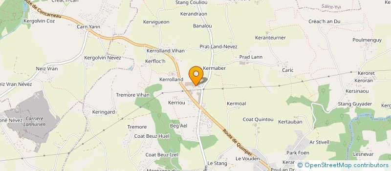 localisation de l'entreprise SCI GWIAD  LA FORET-FOUESNANT