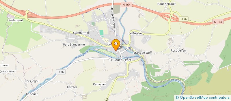 localisation de l'entreprise SCI GWIRMANE  GOUAREC